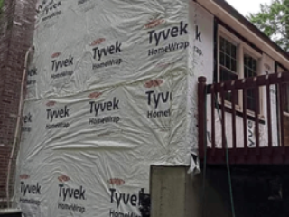 During Exterior Remodeling Project - Siding Project Marlborough, MA